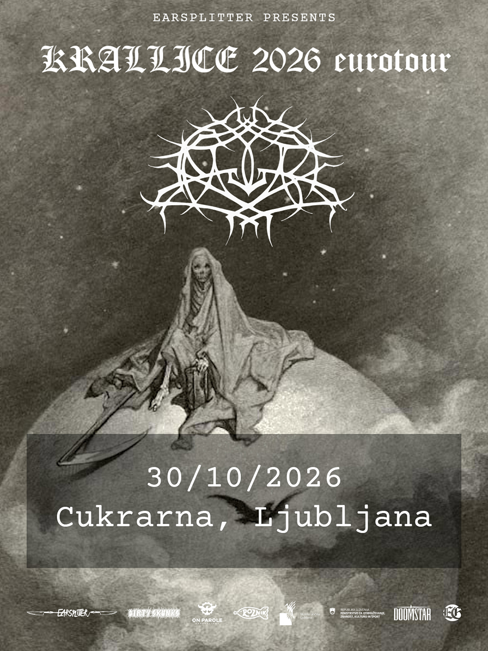 30.10.2026 - Krallice (USA) @ Kavarna Cukrarna, Ljubljana