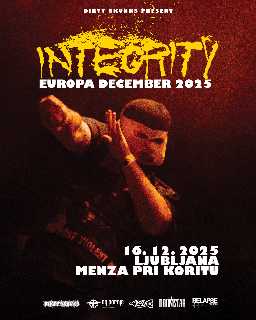 16.12.2025 - Integrity (USA) @ Menza pri koritu, Metelkova, Ljubljana